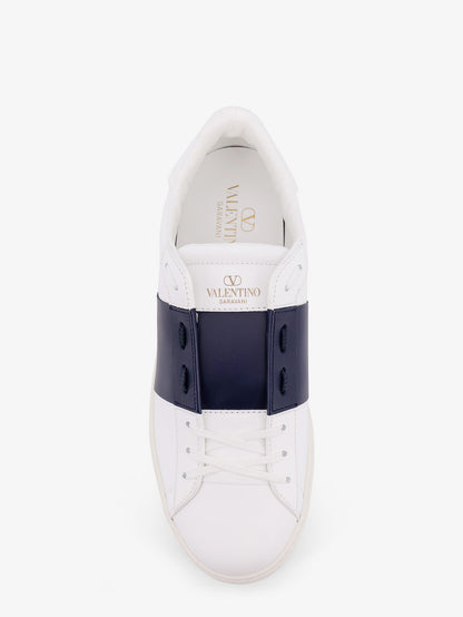 Open leather sneakers thumbnail