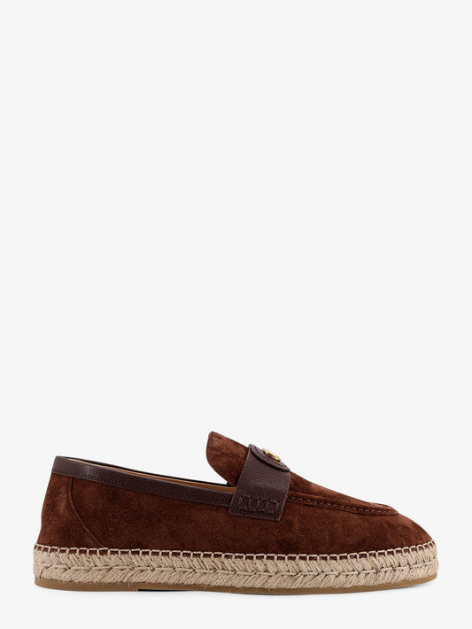 Suede espadrilles with VLogo Signature