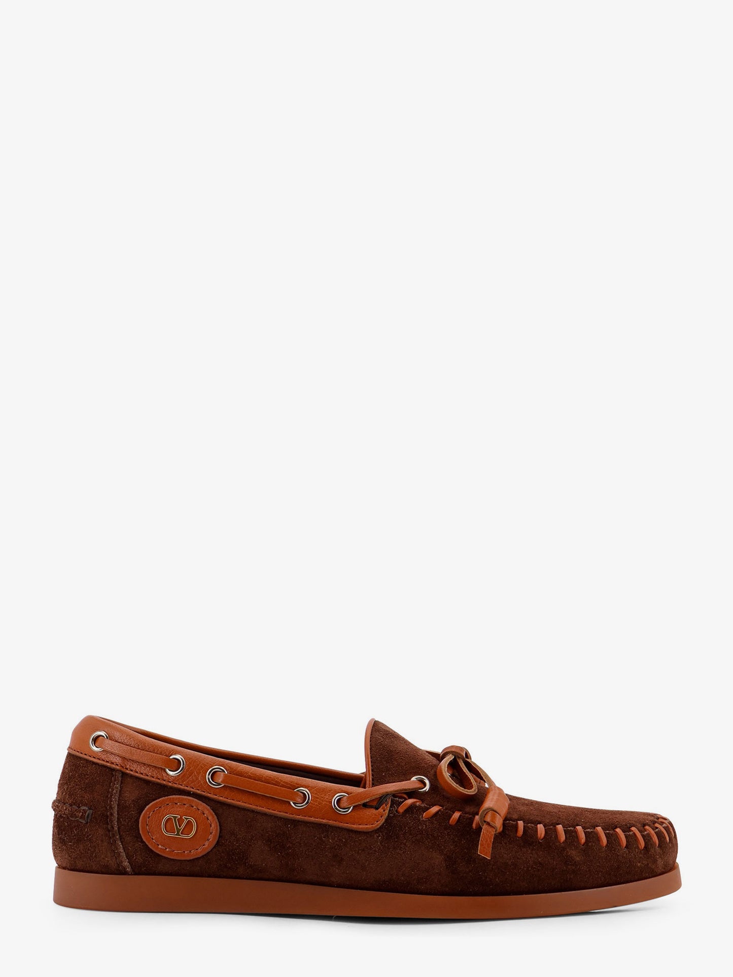 Palm Avenue leather and suede boat shoe