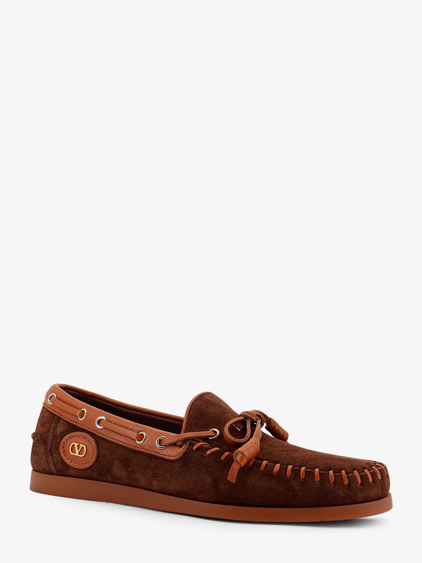 Palm Avenue leather and suede boat shoe