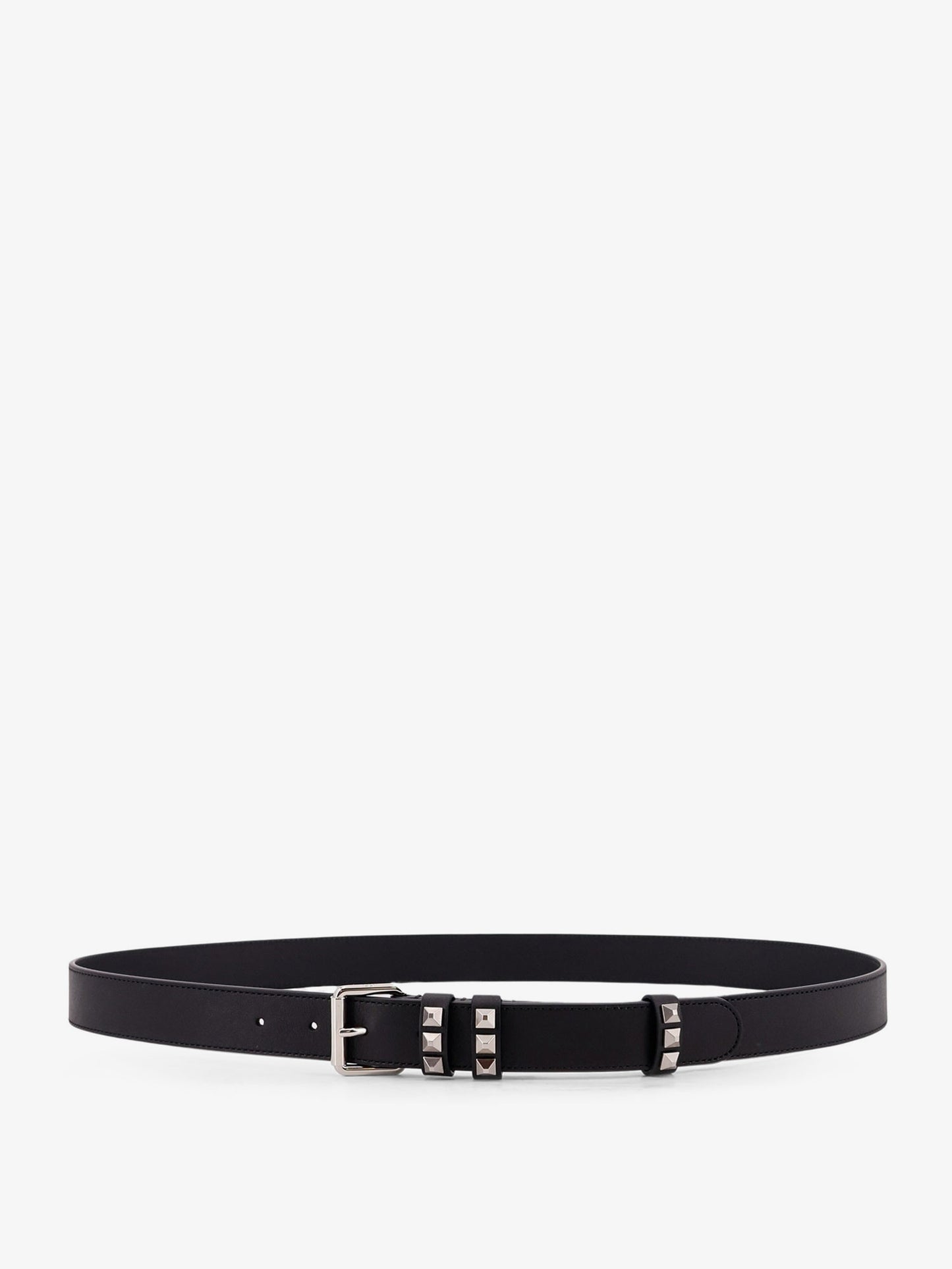 Flaneuse leather belt with iconic studs
