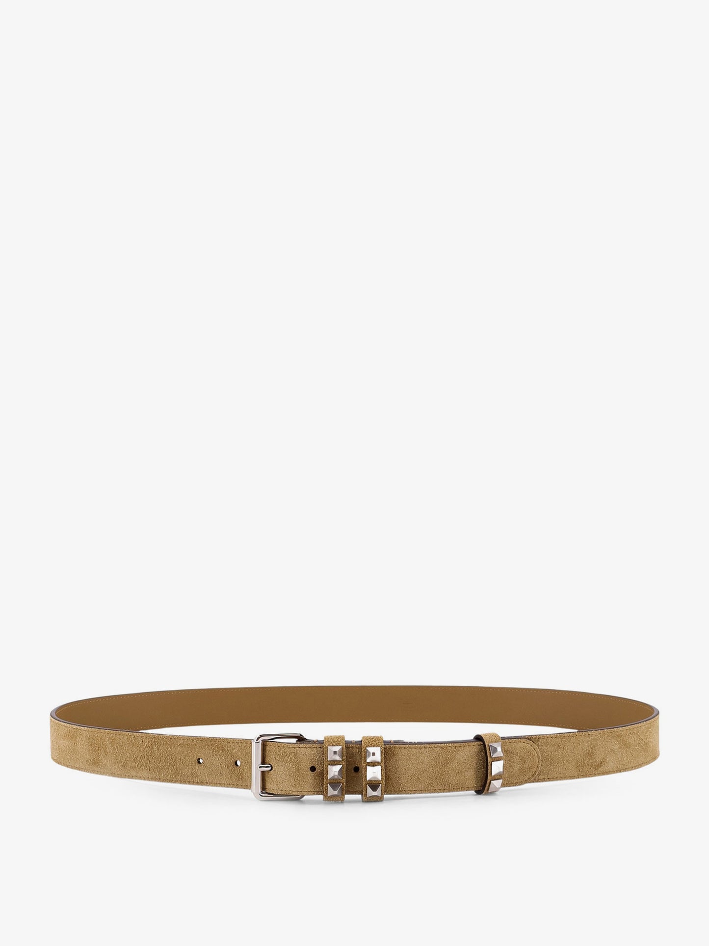 Flaneuse suede belt with iconic studs