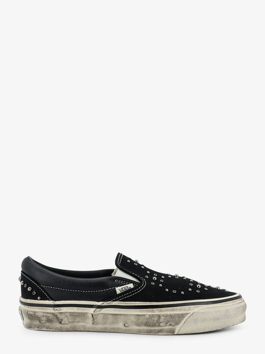 Sneakers Lx classic slip on 98 in canvas e pelle con perline in metallo all-over