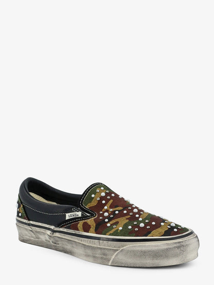 Sneakers Lx classic slip on 98 in canvas e pelle con perline in metallo all-over thumbnail