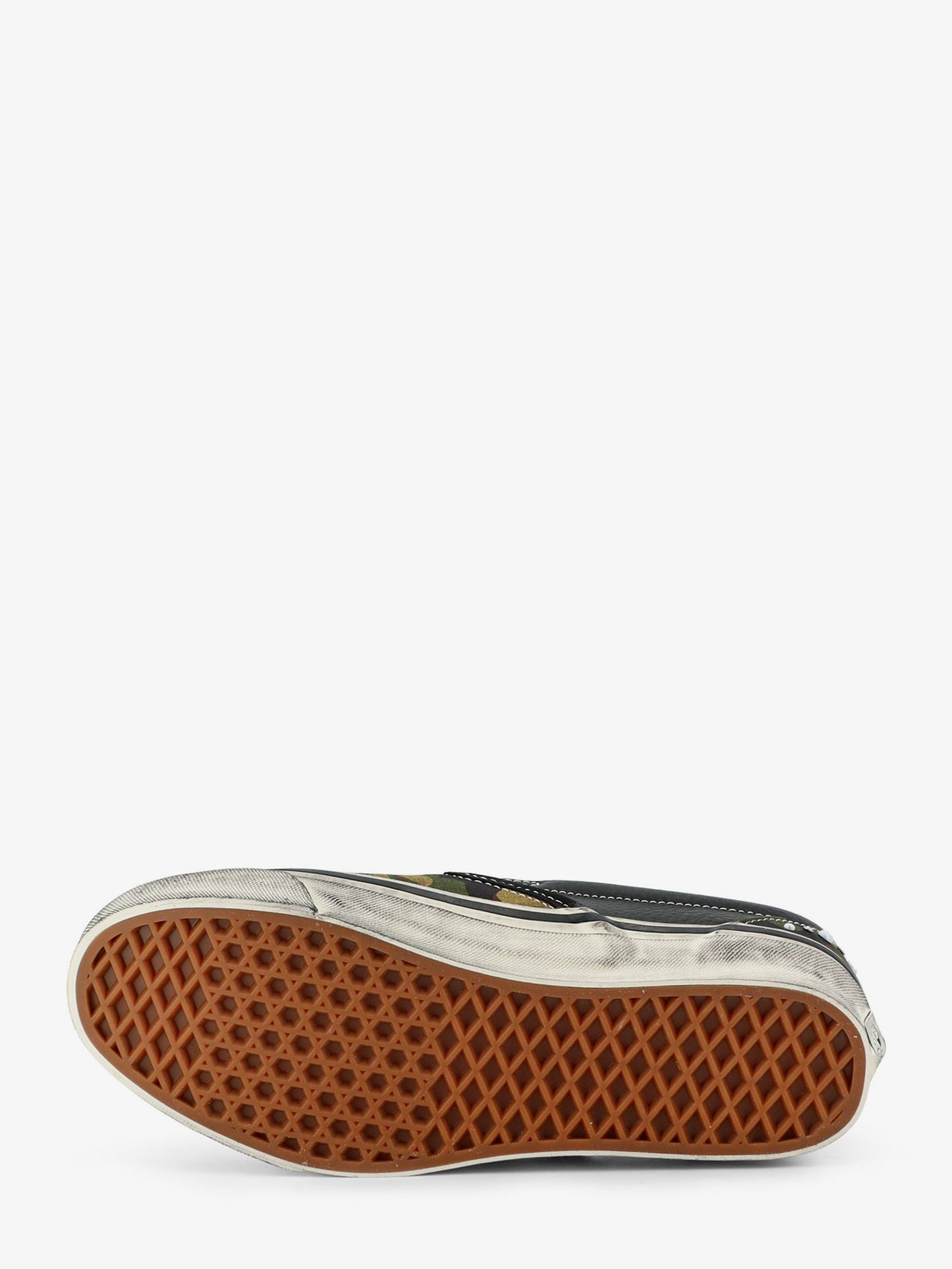 Sneakers Lx classic slip on 98 in canvas e pelle con perline in metallo all-over