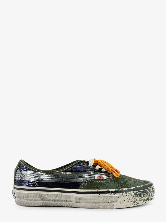 Lx authentic 44 suede sneakers with micro-sequin detail on the side
