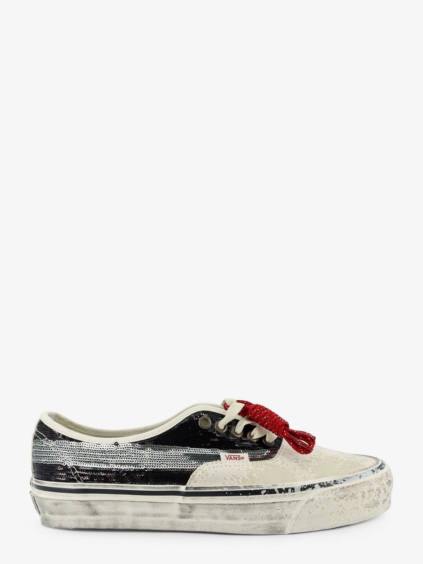 Sneakers Lx authentic 44 in suede con dettaglio in micro-paillettes laterali