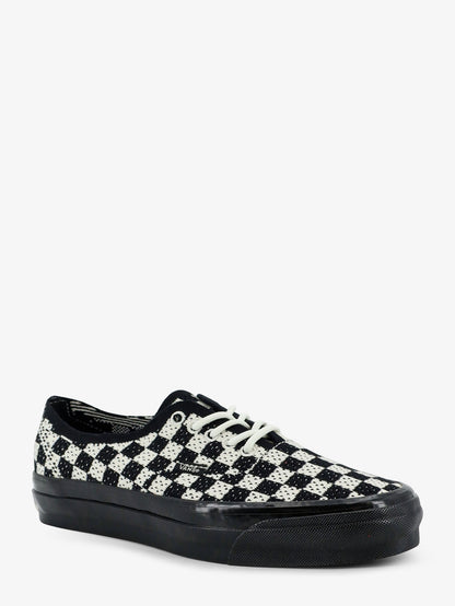 LX Authentic 44 fabric sneakers with a checkerboard pattern thumbnail