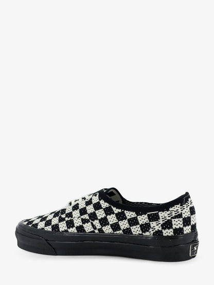 LX Authentic 44 fabric sneakers with a checkerboard pattern thumbnail