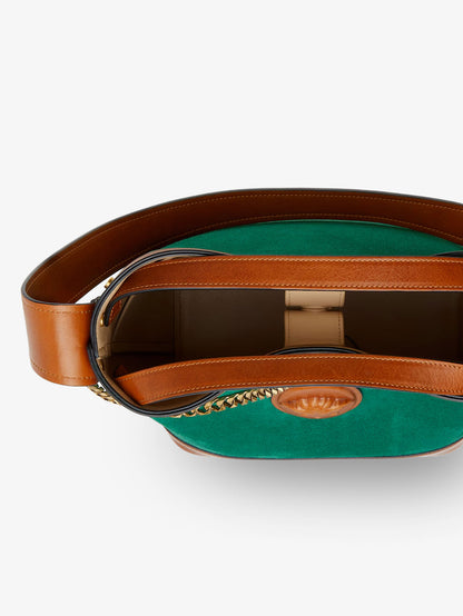 Pivot suede bucket bag thumbnail