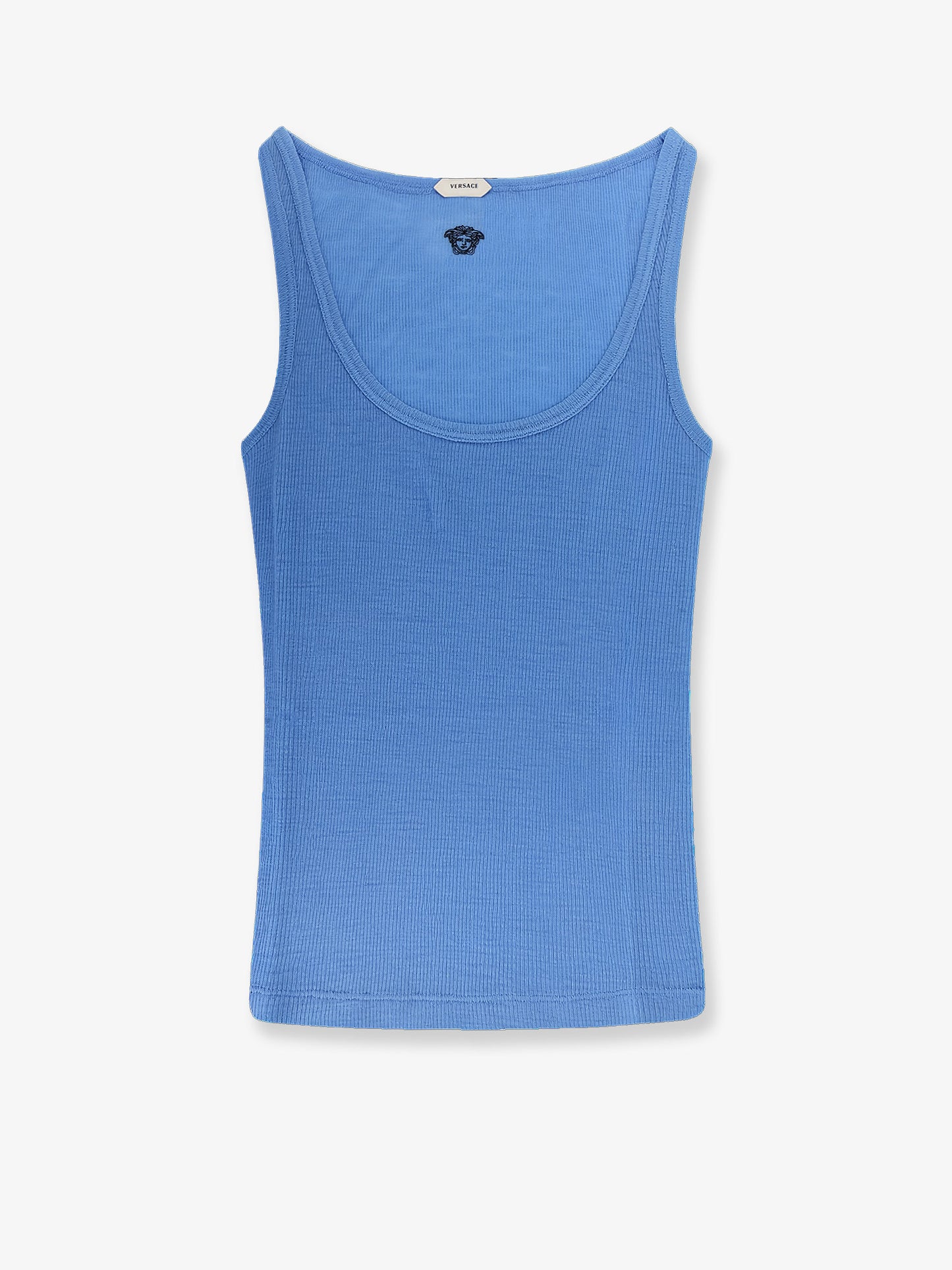 Wool tank top with back logo