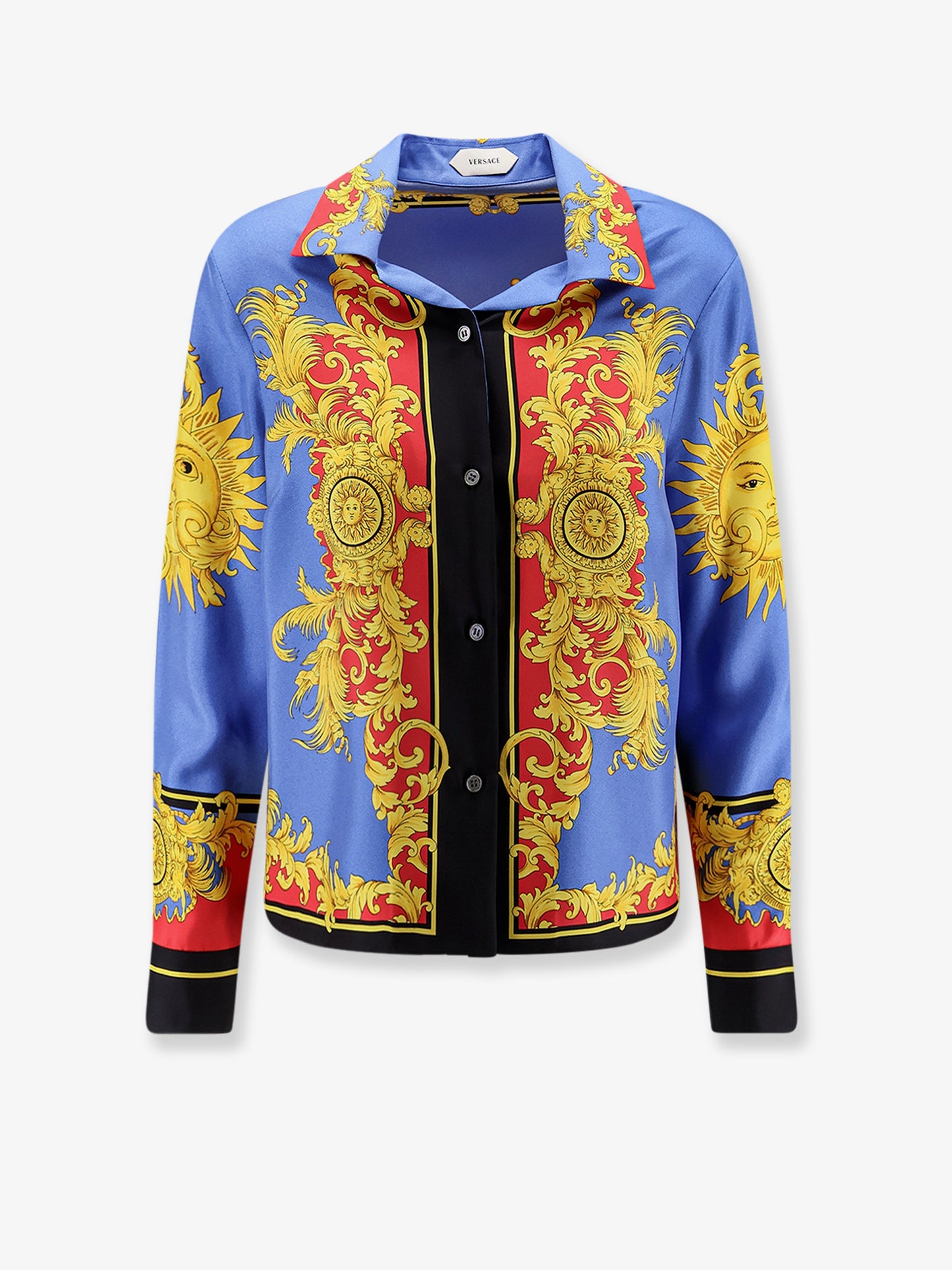 Multicolor silk shirt