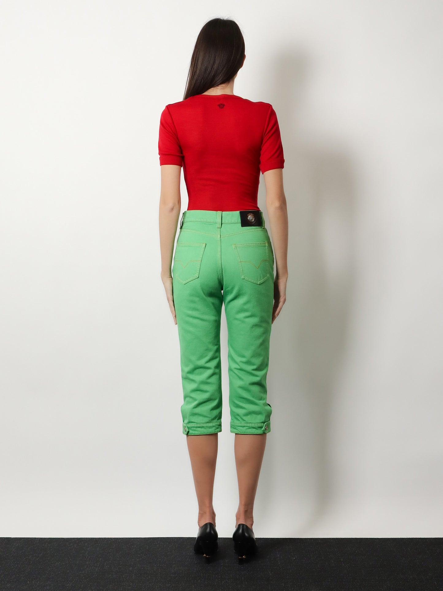 Ribbed cotton t-shirt