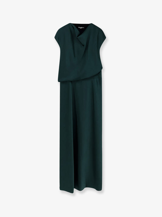 Vestito lungo in satin