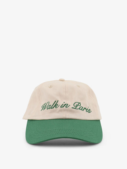 Denim hat with embroidery on the front thumbnail