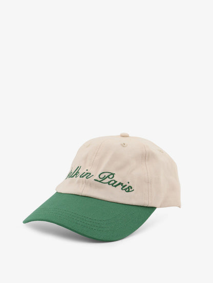 Denim hat with embroidery on the front thumbnail