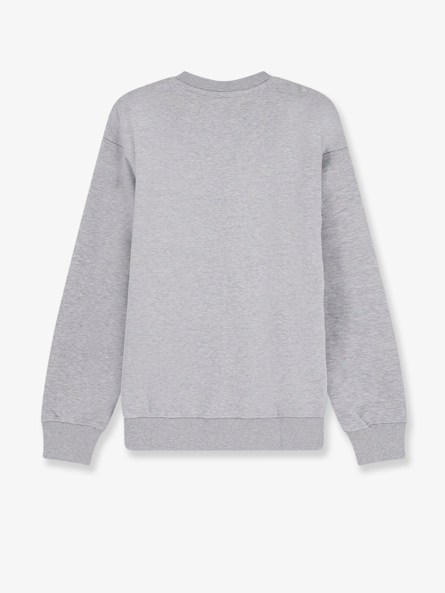 Cotton sweatshirt with front embroidered logo
