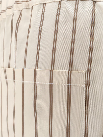Viscose trousers with striped pattern thumbnail