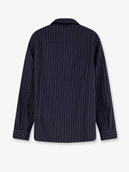 Virgin wool shirt with pinstripe pattern thumbnail