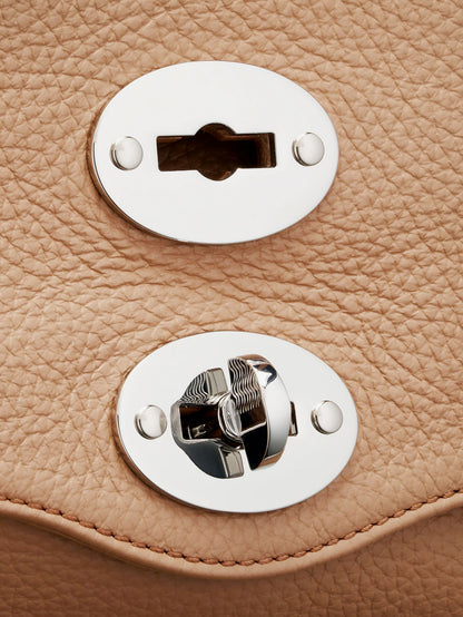 Hammered leather Postina Daily crossbody bag thumbnail