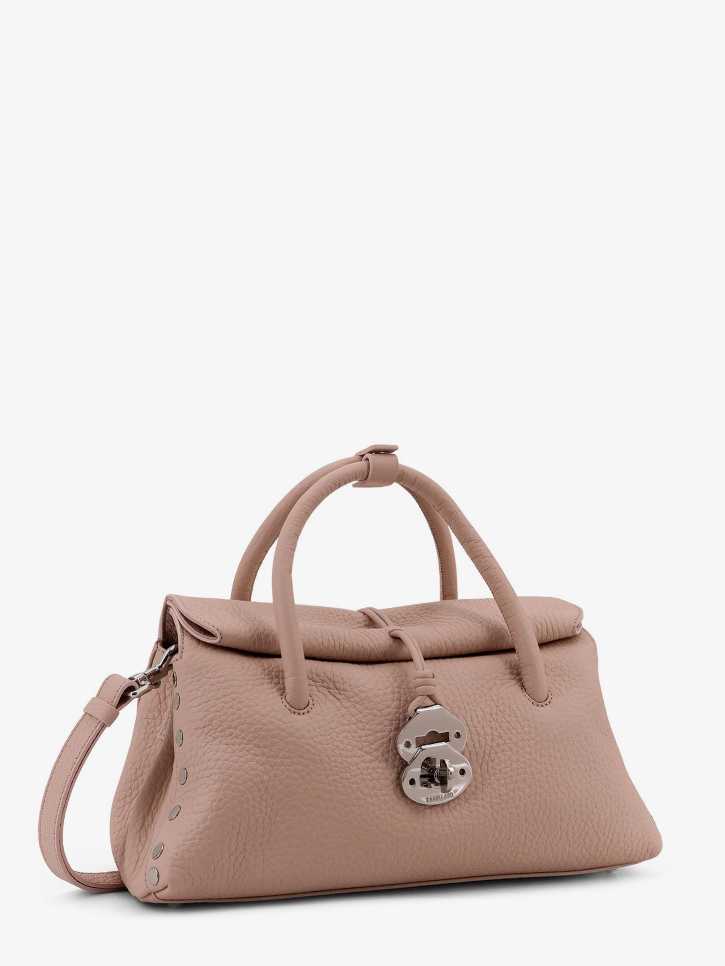 Hammered leather Dotta® Small crossbody bag