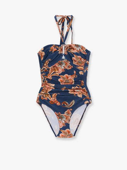Costume intero Aster in nylon con stampa paisley thumbnail