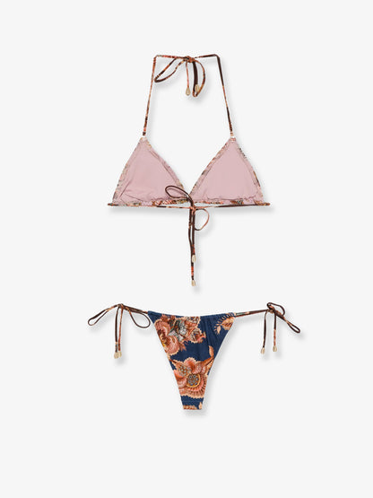 Aster nylon bikini with paisley print thumbnail