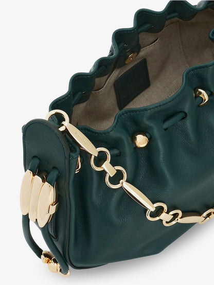 Halcyon leather clutch thumbnail