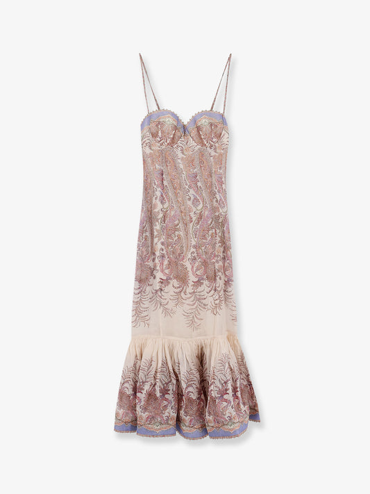 Alchemy Gown linen and silk dress