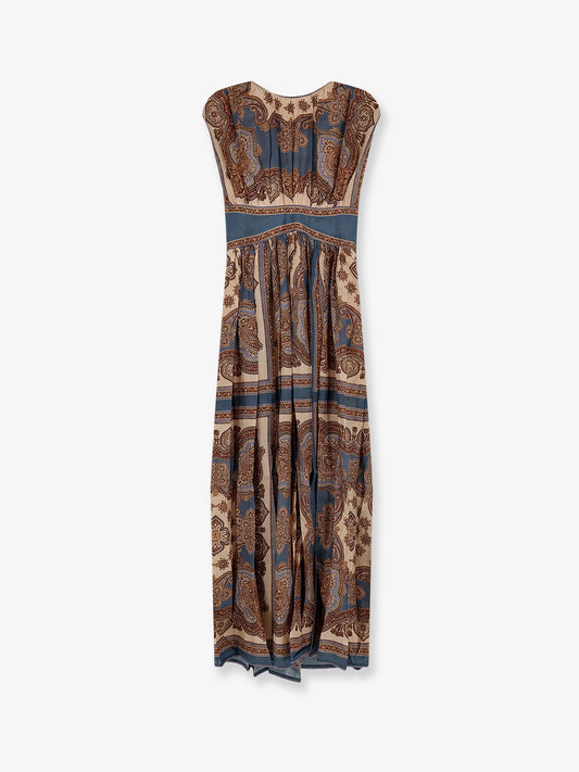 Mahon silk long dress