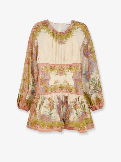 Indra mini dress in cotton and silk thumbnail