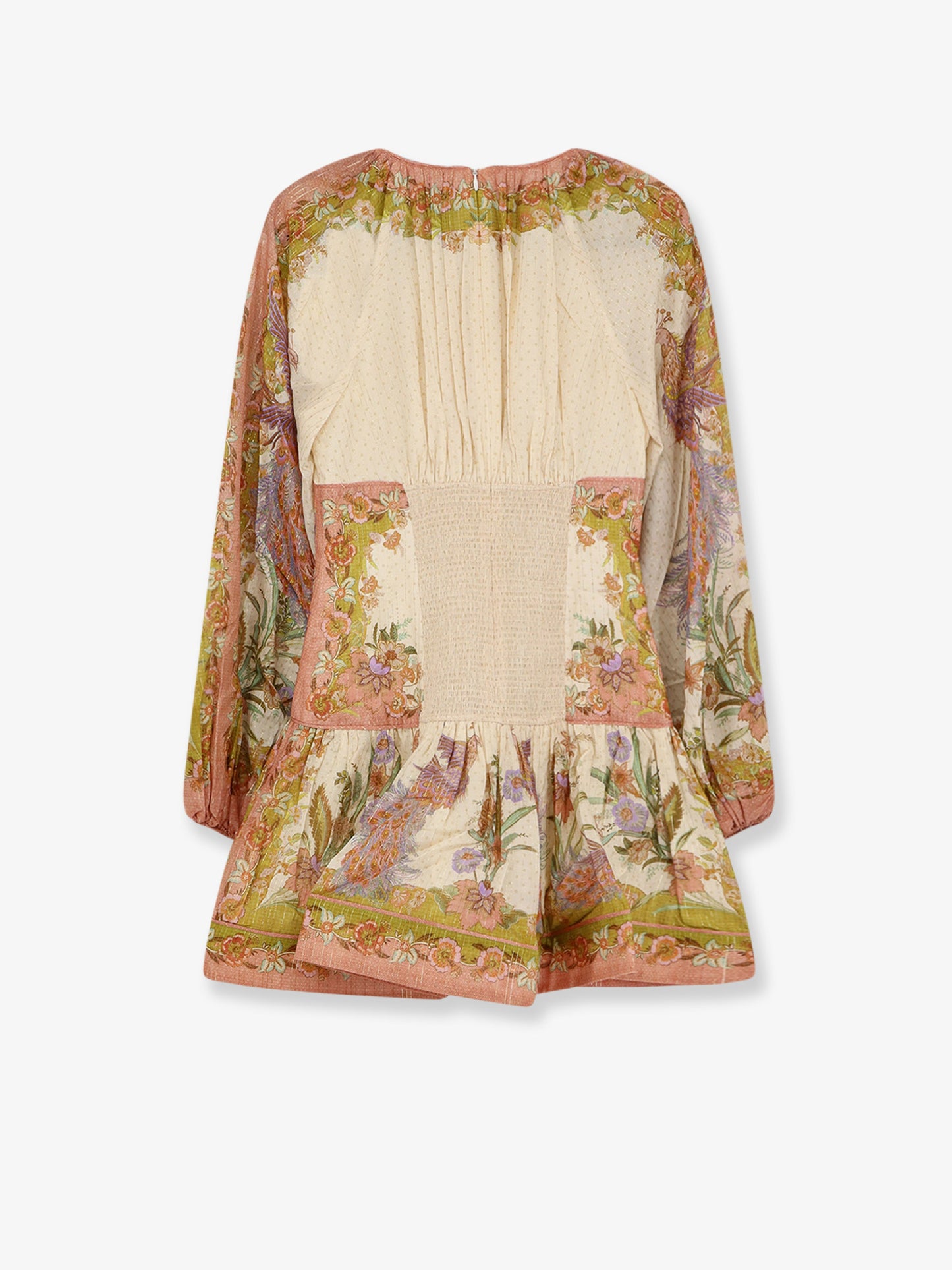 Indra mini dress in cotton and silk