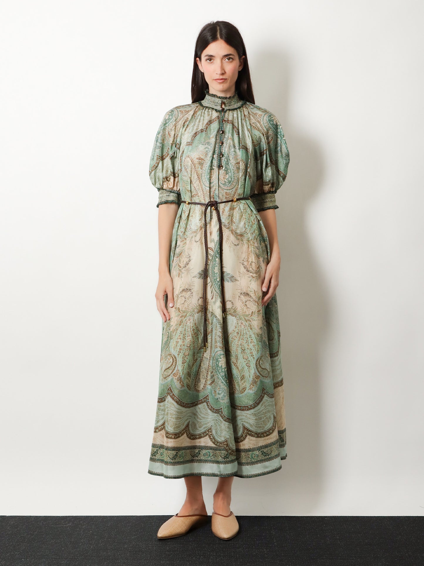 Wanderlust Billow silk Dress