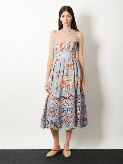 Awaken long linen dress thumbnail