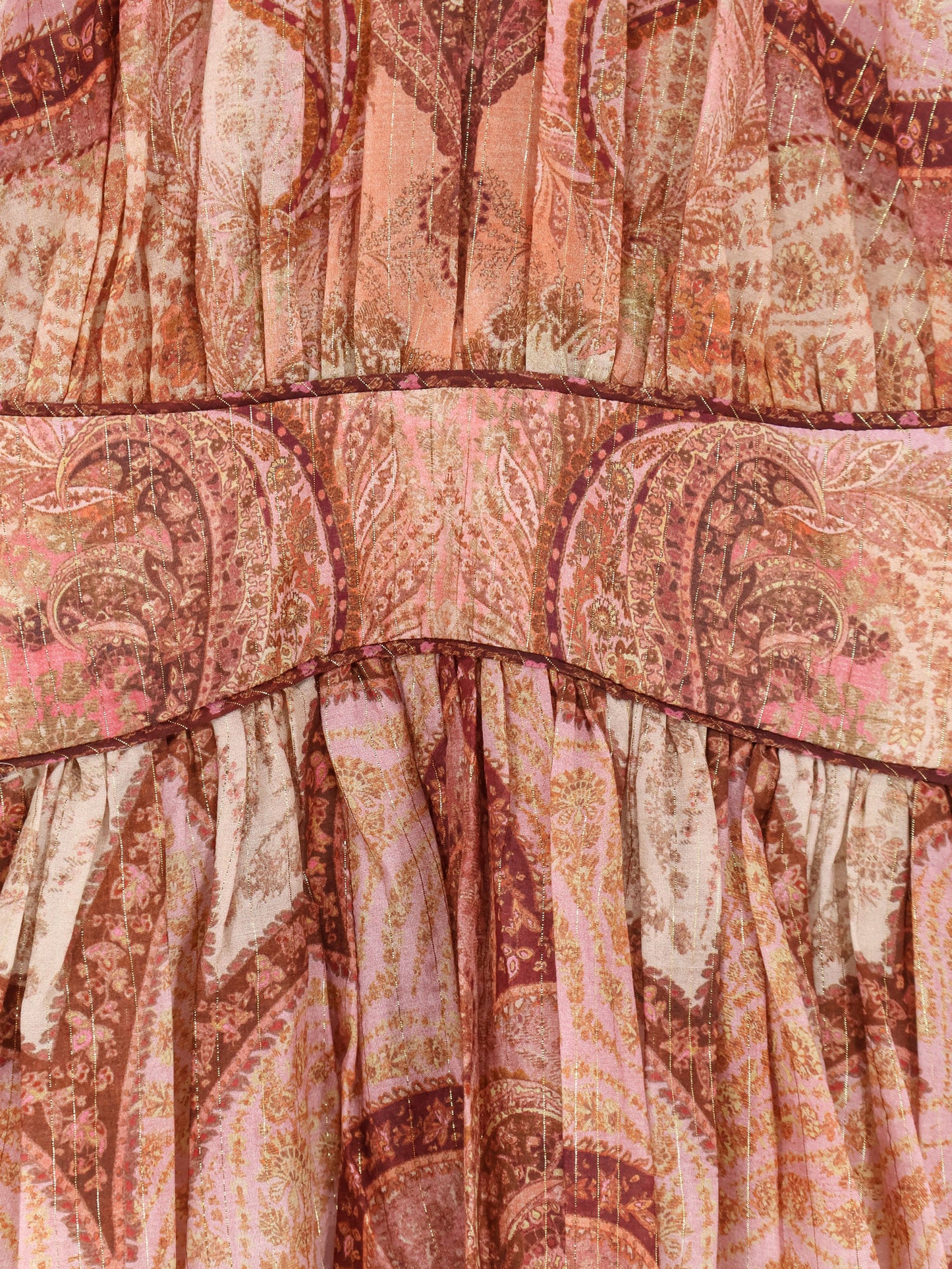 Cotton and silk blend Wanderlust long dress