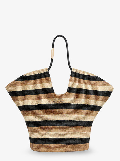 Golden Time raffia shoulder bag thumbnail