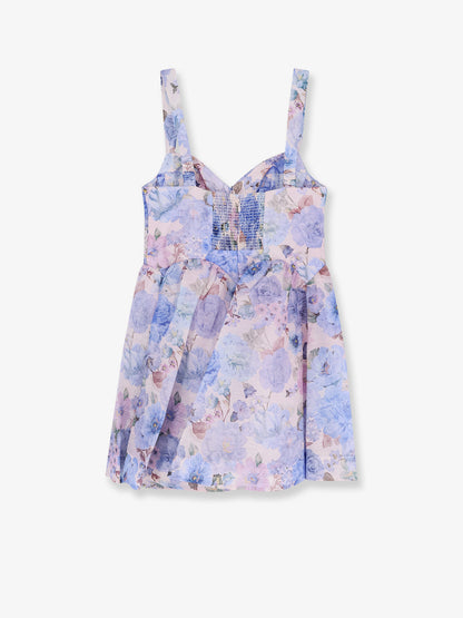 Rebellion Drape linen and silk mini dress thumbnail