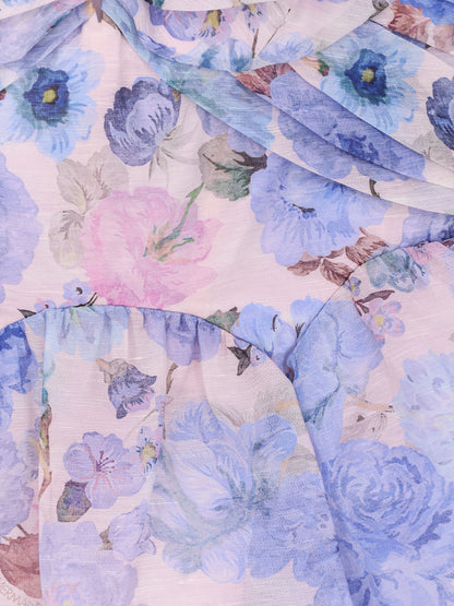 Rebellion Drape linen and silk mini dress thumbnail