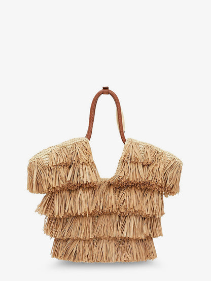Golden Time crossbody bag with fringe thumbnail