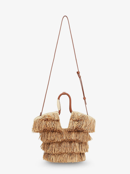 Golden Time crossbody bag with fringe thumbnail