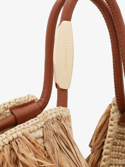 Golden Time crossbody bag with fringe thumbnail