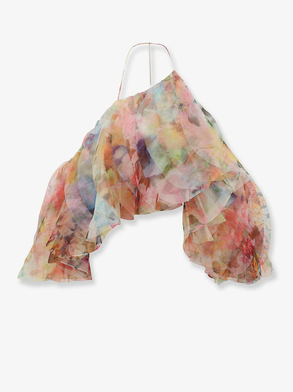 Luna Fanned multicolor top thumbnail
