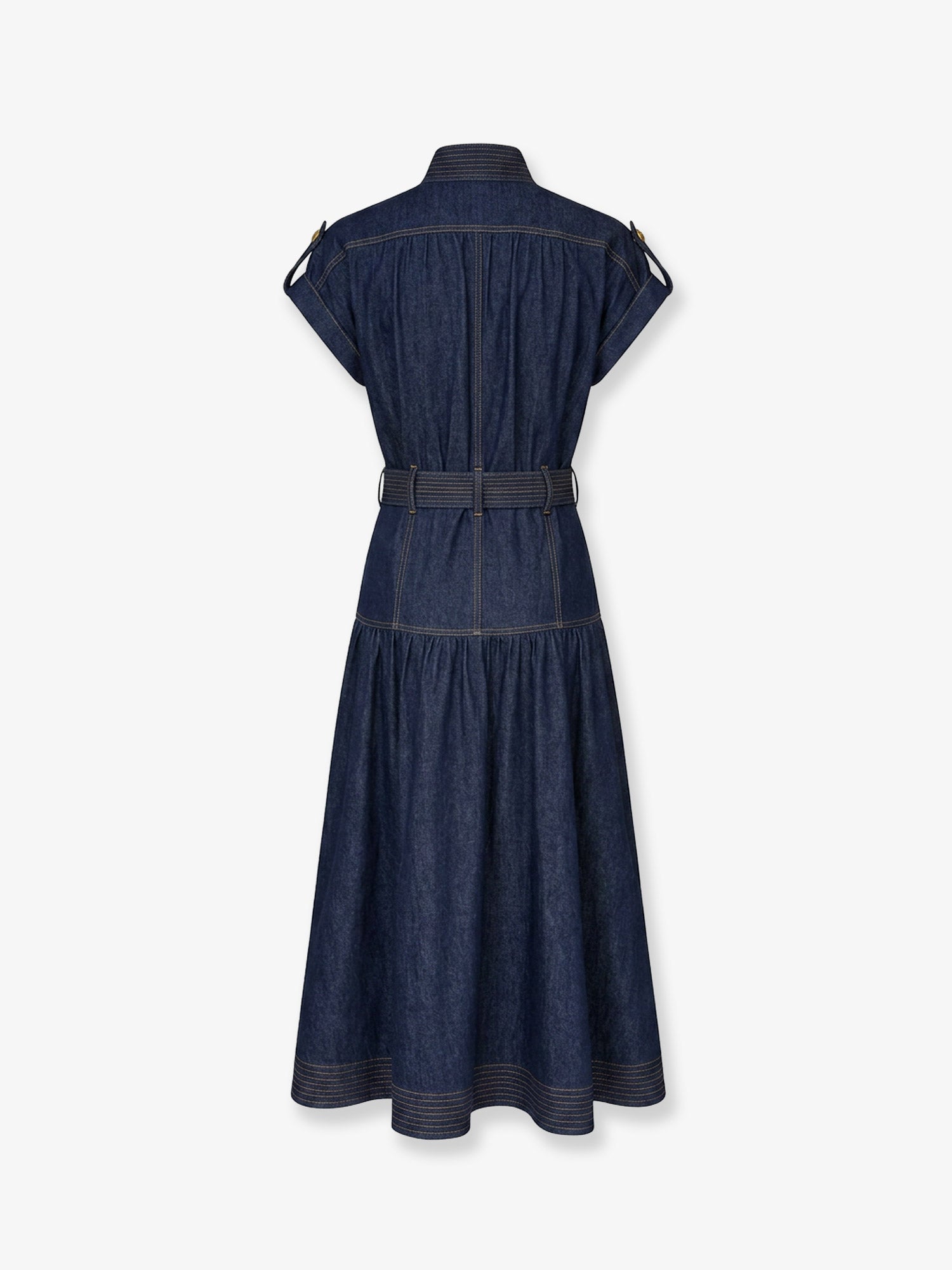 Denim Midi Dress, Harbour Blue / 2