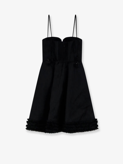 Luna linen and silk blend mini dress thumbnail