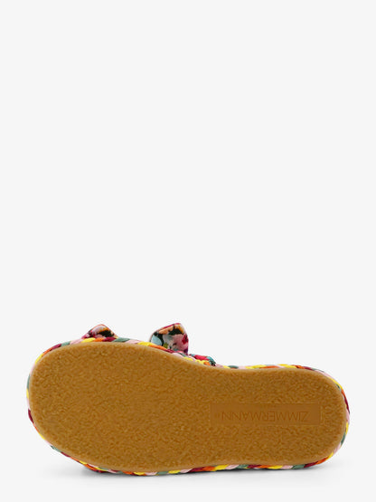 Multicolored raffia Carousel sandals thumbnail
