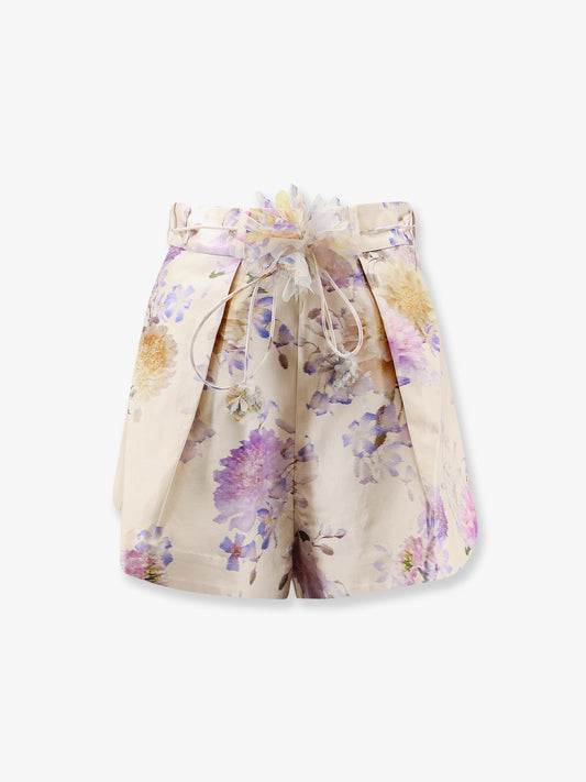 Shorts Luna in seta e cotone