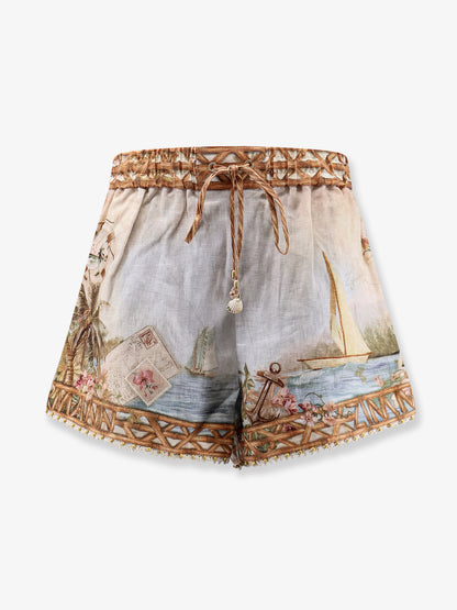 Mahon multicolor linen shorts thumbnail
