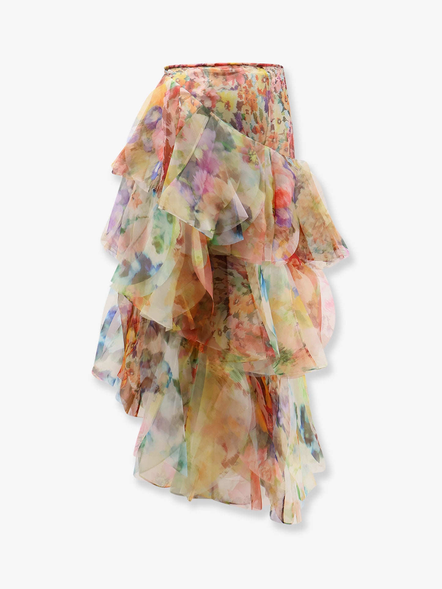 Luna Fanned Maxi Skirt