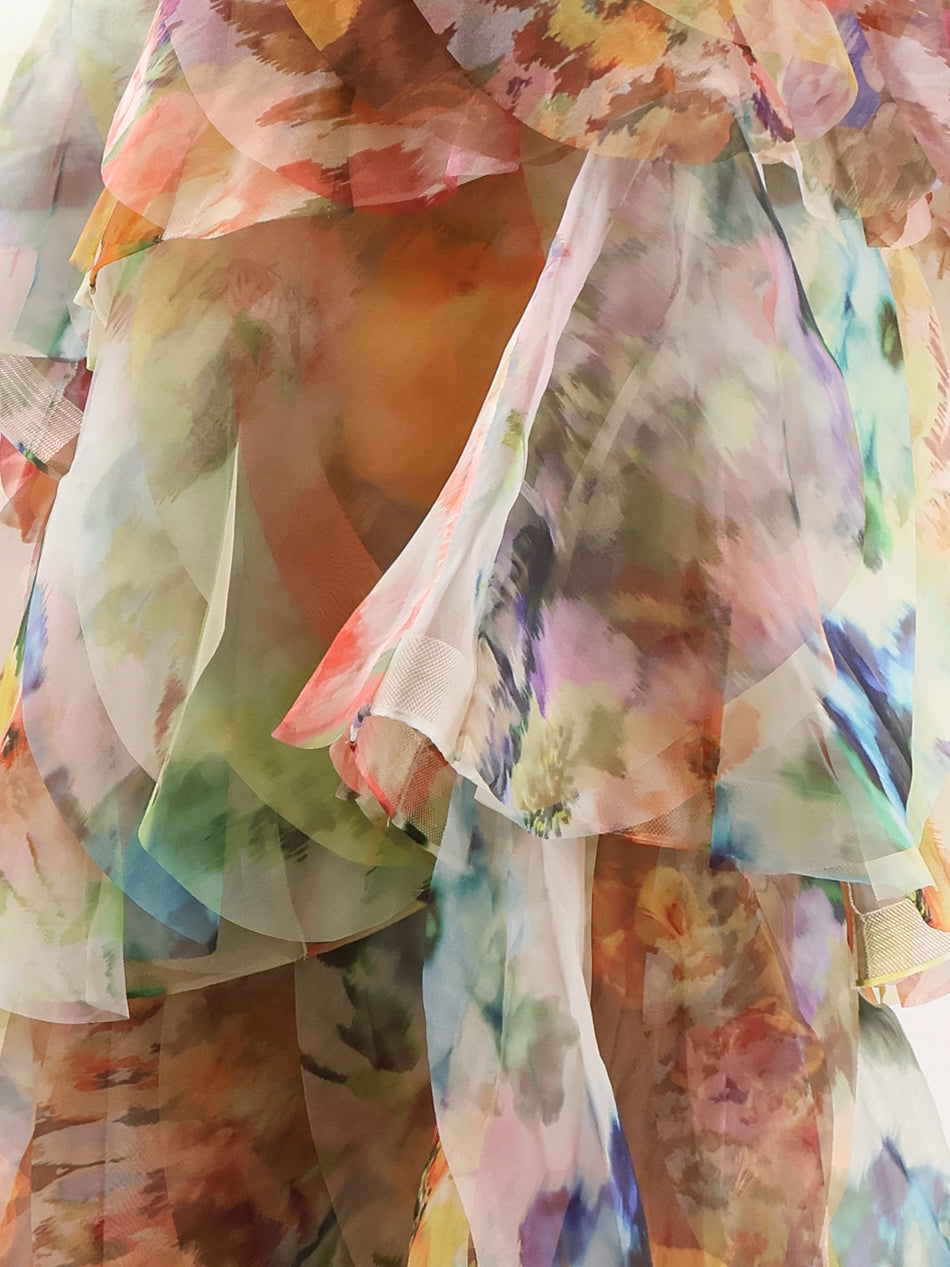 Luna Fanned Maxi Skirt