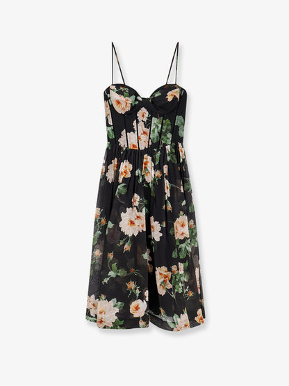 Luna Corset linen and silk dress thumbnail
